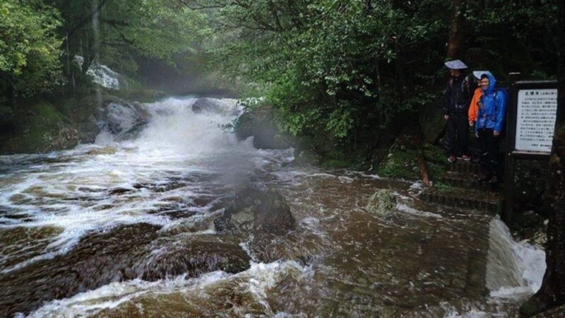 増水の白谷雲水峡